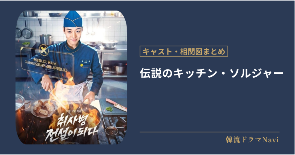 伝説のキッチン・ソルジャーのキャストや相関図