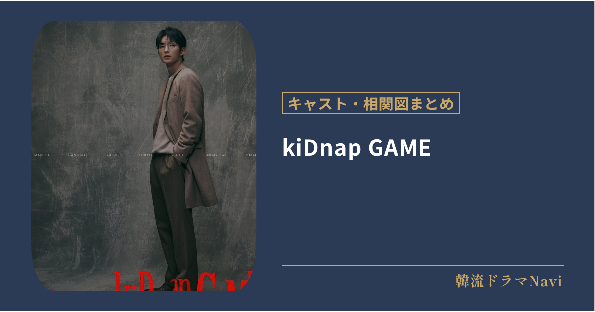 kiDnap GAMEのキャストや配信情報、相関図