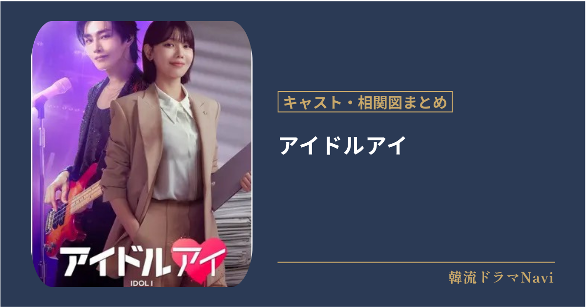 アイドルアイのキャストや配信情報、相関図