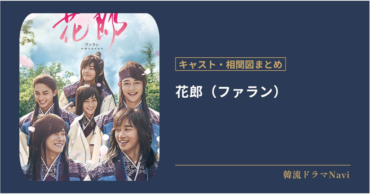 花郎（ファラン）のキャストや配信情報、相関図