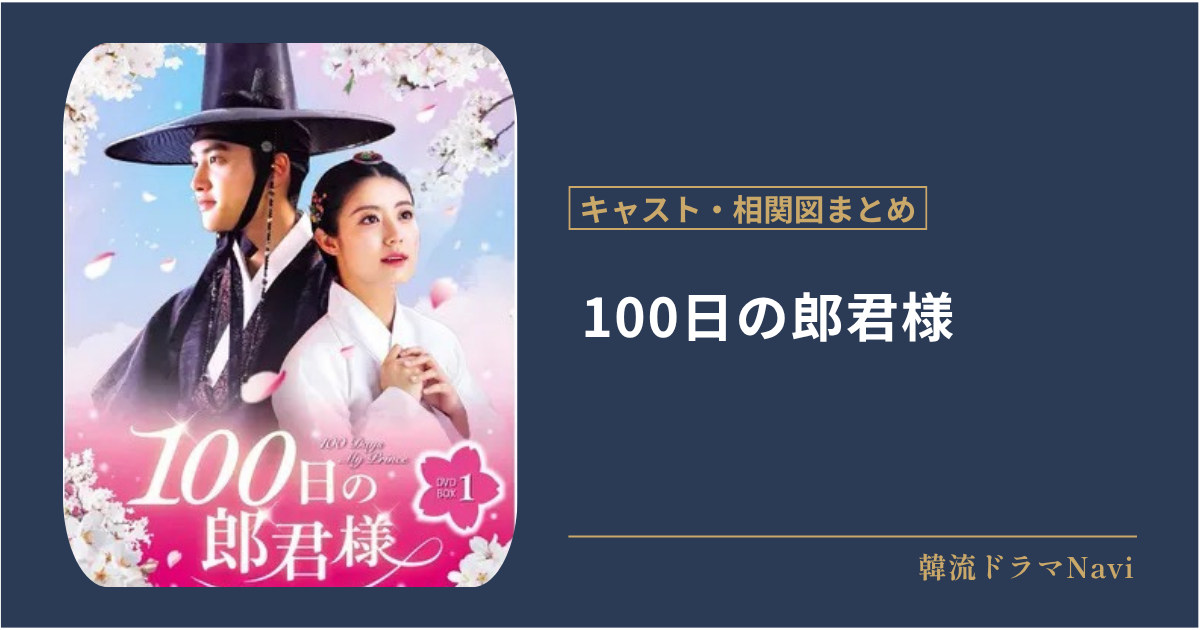 100日の郎君様のキャストや相関図、配信情報